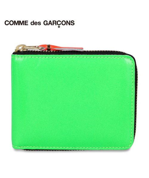 COMME des GARCONS(コムデギャルソン)/コムデギャルソン COMME des GARCONS 財布 二つ折り メンズ レディース ラウンドファスナー 本革 スーパー フロー SUPER FLUO グリ/img01