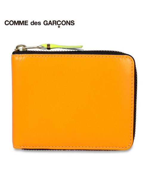 セール コムデギャルソン Comme Des Garcons 財布 二つ折り メンズ レディース ラウンドファスナー 本革 スーパー フロー Super Fluo ライ コムデギャルソン Commedesgarcons Magaseek