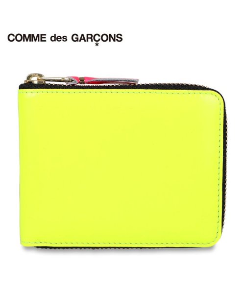 COMME des GARCONS(コムデギャルソン)/コムデギャルソン COMME des GARCONS 財布 二つ折り メンズ レディース ラウンドファスナー 本革 スーパー フロー SUPER FLUO イエ/img01