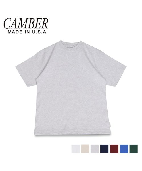 CAMBER(キャンバー)/CAMBER キャンバー Tシャツ 半袖 メンズ レディース 無地 301 T－SHIRT 8OZ MAX WT ホワイト ベージュ グレー ネイビー バーガン/img01