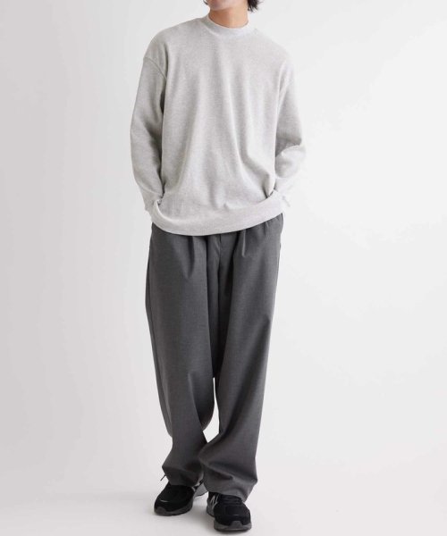 ADAM ET ROPE'(アダム　エ　ロペ)/【Hanes for BIOTOP】Cotton Stretch Thermal Mock Neck/img06