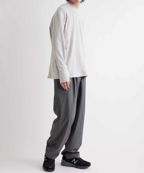 ADAM ET ROPE'(アダム　エ　ロペ)/【Hanes for BIOTOP】Cotton Stretch Thermal Mock Neck/img07