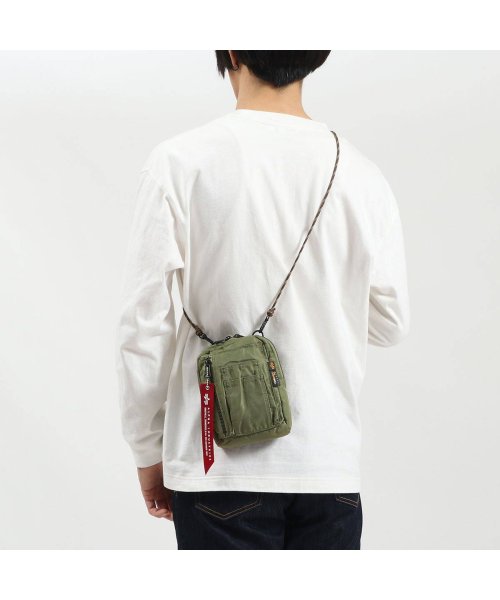 ALPHA INDUSTRIES(アルファインダストリーズ)/アルファインダストリーズ ショルダーバッグ ALPHA INDUSTRIES サコッシュ UTILITY POCKET SACOCHE MA－1 TZ1068/img06