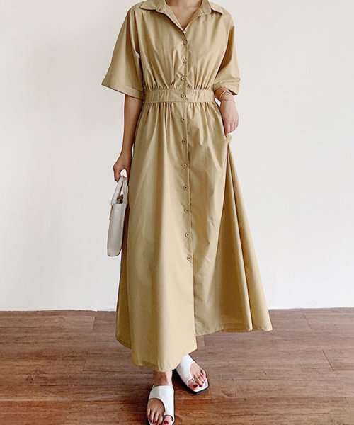 セール 春夏 シャツワンピース 半袖 レギュラーカラー ウエストベルト ドゥーベル Doux Belle Magaseek セール 春夏 シャツワンピース 半袖 レギュラーカラー ウエストベルト ドゥーベル Doux Belle Magaseek