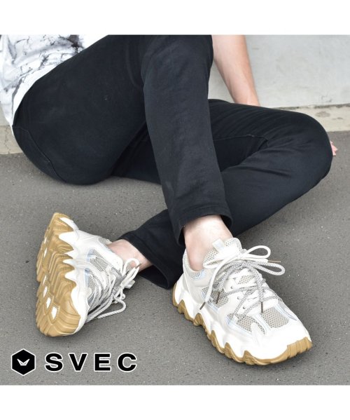 SVEC(シュベック)/スニーカー メンズ 厚底 ダッド SPS369－14/img01