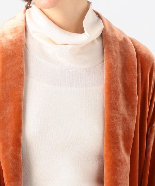 SILK/RAYON VELVET ベルベットガウン 