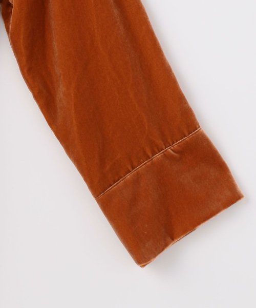 SILK/RAYON VELVET ベルベットガウン 