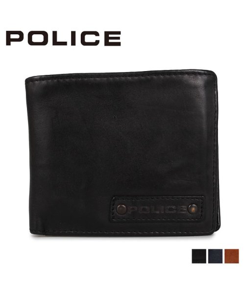 POLICE(ポリス)/ポリス POLICE 財布 二つ折り メンズ ラヴァーレ LAVARE WALLET ブラック ネイビー キャメル 黒 PA－59601/img06