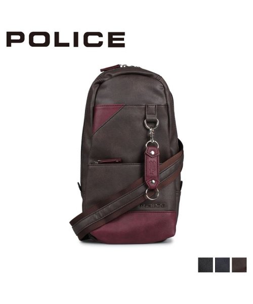POLICE(ポリス)/ポリス POLICE バッグ ウエストバッグ ボディバッグ メンズ URBANO BODY BAG ブラック ネイビー ブラウン 黒 PA－62000/img02