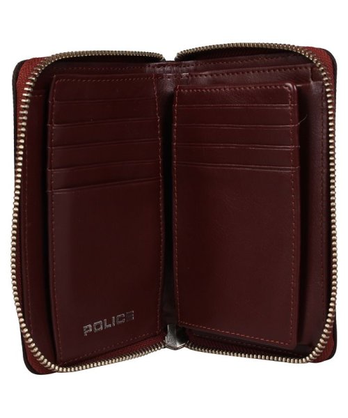 POLICE(ポリス)/ポリス POLICE 財布 長財布 テライオ メンズ ラウンドファスナー 本革 ROUND ZIPPER WALLET ブラック カーキ ダーク ブラウン 黒 /img08