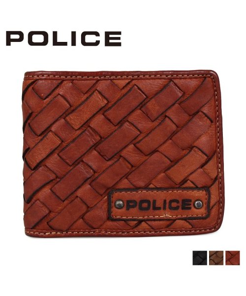POLICE(ポリス)/ポリス POLICE 財布 二つ折り メンズ メッシュ MESH WALLET ブラック ブラウン カーキ 黒 PA－70301/img06
