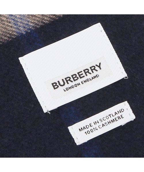 BURBERRY(バーバリー)/バーバリー マフラー クラシック チェック ブルー メンズ レディース BURBERRY 8022346 A7806/img05