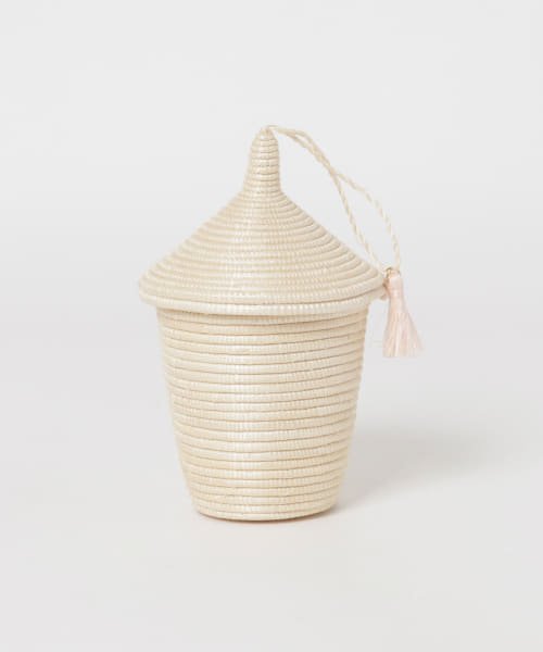 URBAN RESEARCH(アーバンリサーチ)/indigo africa　Mini White Tassel Basket/img01