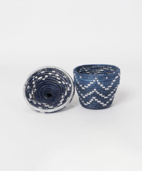 URBAN RESEARCH(アーバンリサーチ)/indigo africa　M Blue Lidded Basket/img03