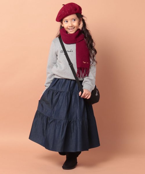agnes b. GIRLS OUTLET(アニエスベー　ガールズ　アウトレット)/【Outlet】TBE0 E JUPE ティアードロングスカート/img06
