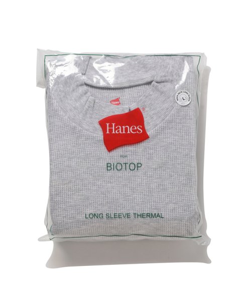 ADAM ET ROPE'(アダム　エ　ロペ)/【Hanes for BIOTOP】Cotton Stretch Thermal Mock Neck/img19