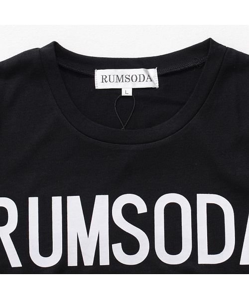 SB Select(エスビーセレクト)/RUMSODA ラインストーンベアロゴプリントクルーネック長袖Tシャツ メンズ 長袖 ロンT カットソー プリント/img06