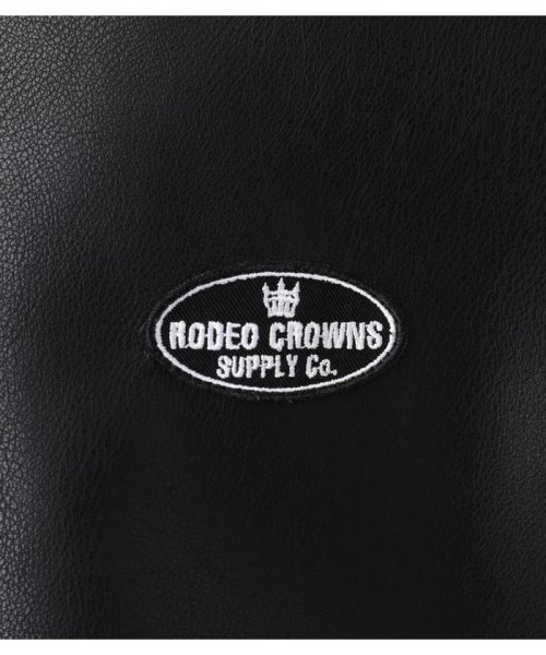 RODEO CROWNS WIDE BOWL(ロデオクラウンズワイドボウル)/ヴィーガンレザーブルゾン/img17