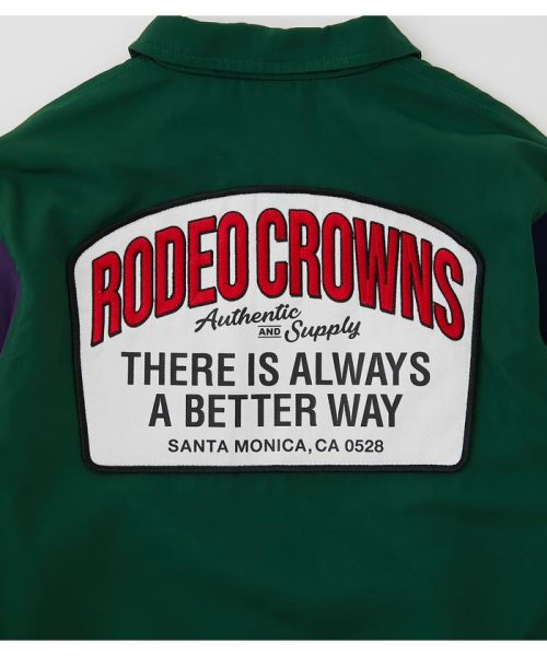 RODEO CROWNS WIDE BOWL(ロデオクラウンズワイドボウル)/キッズ ルーズコーチジャケット/img04