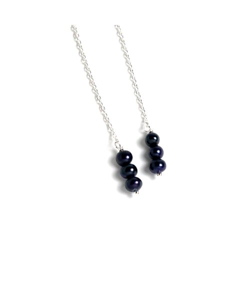 MAISON mou(メゾンムー)/【YArKA/ヤーカ】code stopper silver&pearl necklace /[SPRE3]/コードストッパーネックレス(ループタイ) silv/img12