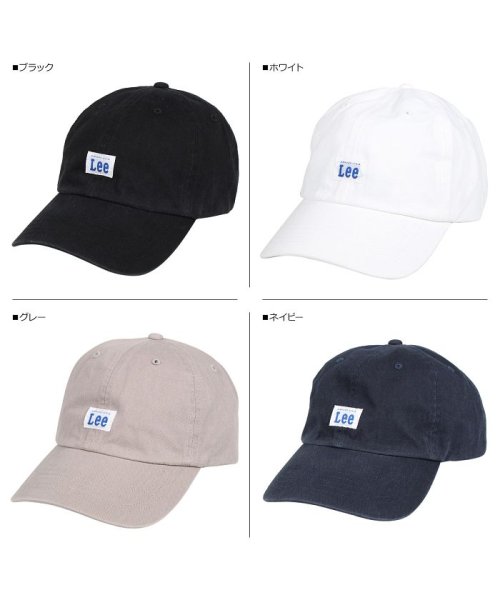 Lee(Lee)/Lee リー キャップ 帽子 ローキャップ メンズ レディース GS TWILL LOW CAP ブラック ホワイト グレー ネイビー レッド ダークレッド ブ/img02