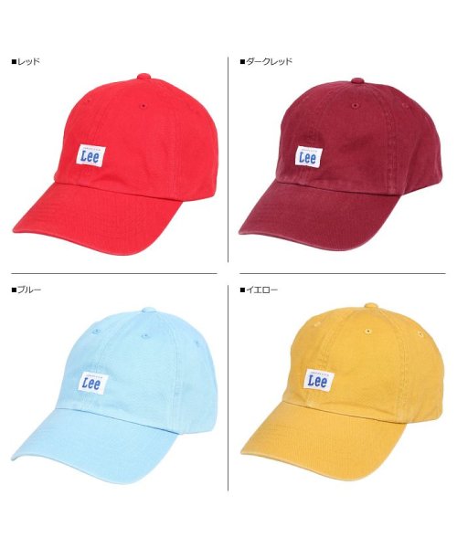 Lee(Lee)/Lee リー キャップ 帽子 ローキャップ メンズ レディース GS TWILL LOW CAP ブラック ホワイト グレー ネイビー レッド ダークレッド ブ/img06