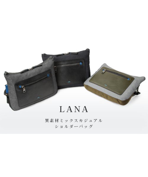 LANVIN(ランバン)/ランバンオンブルー ショルダーバッグ メンズ ブランド ラナ LANVIN en Bleu Lana 557102/img16