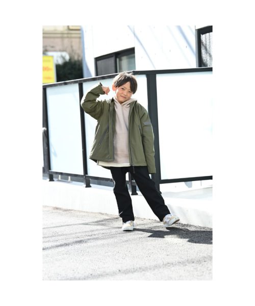 MAC HOUSE(kid's)(マックハウス（キッズ）)/NAVY ネイビー スーパーストレッチ スリムストレート NV－B670－7751/img01