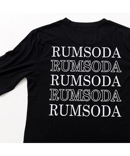 SB Select(エスビーセレクト)/RUMSODA モノグラムシルバーベアプリントクルーネック長袖Tシャツ メンズ 長袖 ロンT カットソー ラインストーン/img12