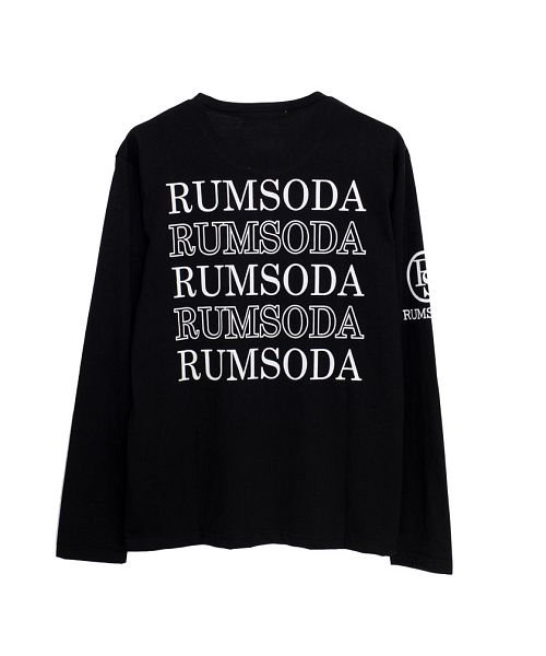 SB Select(エスビーセレクト)/RUMSODA モノグラムシルバーベアプリントクルーネック長袖Tシャツ メンズ 長袖 ロンT カットソー ラインストーン/img15