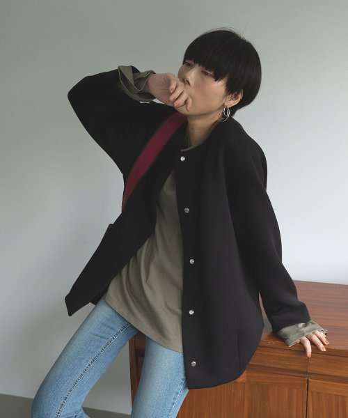 marjour(マージュール)/BONDING SHORT COAT/img14