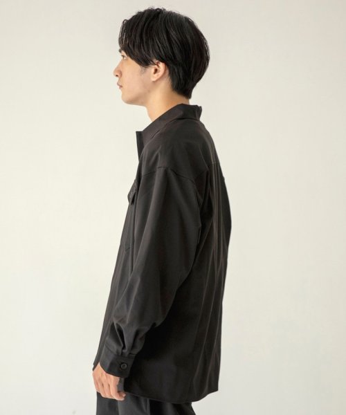 coen(coen)/TRストレッチCPOシャツジャケット(セットアップ対応)/img02