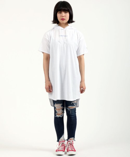 salong hameu(salong hameu)/【Salong hameu】CONVERSE◆半袖Tシャツ パーカー ワンピース/img01