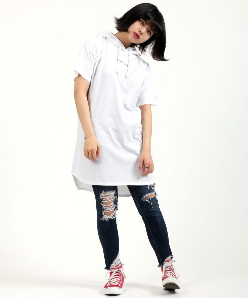 salong hameu(salong hameu)/【Salong hameu】CONVERSE◆半袖Tシャツ パーカー ワンピース/img05