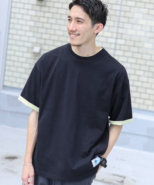 セール Usaコットンフェイクレイヤードtシャツ コーエン Coen Magaseek