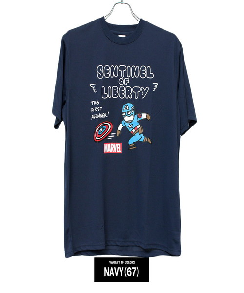 マーベル(MARVEL) 半袖 Tシャツ メンズ 大きいサイズ ドライ メッシュ