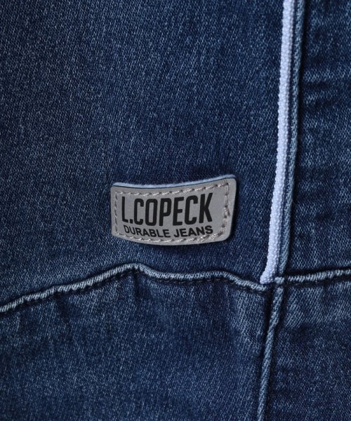 L.COPECK(エルコペック)/ニット風デニム切替パンツ（150～160cm）/img20