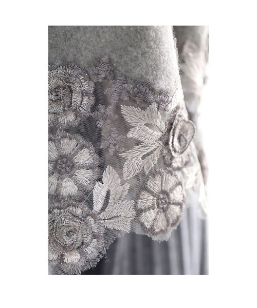 Sawa a la mode(サワアラモード)/繊細な花刺繍レースの上質ストール/img21
