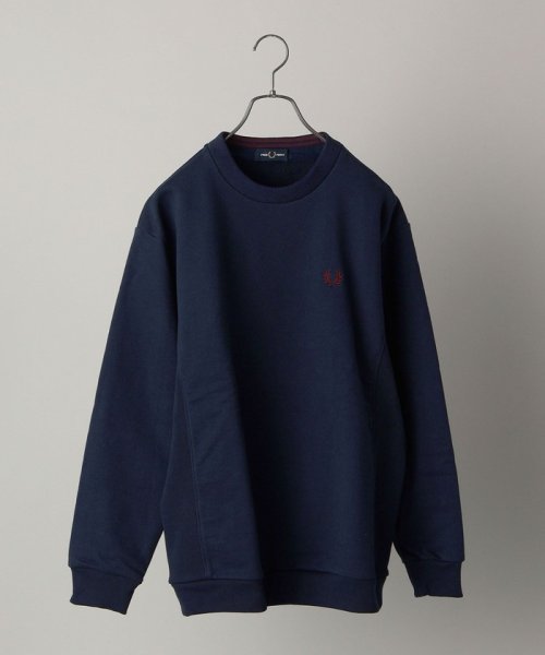 SHIPS MEN(シップス　メン)/【WEB限定/SHIPS別注】FRED PERRY: ワンポイント ロゴ サイドリブ クルーネック スウェット (トレーナー)/img21