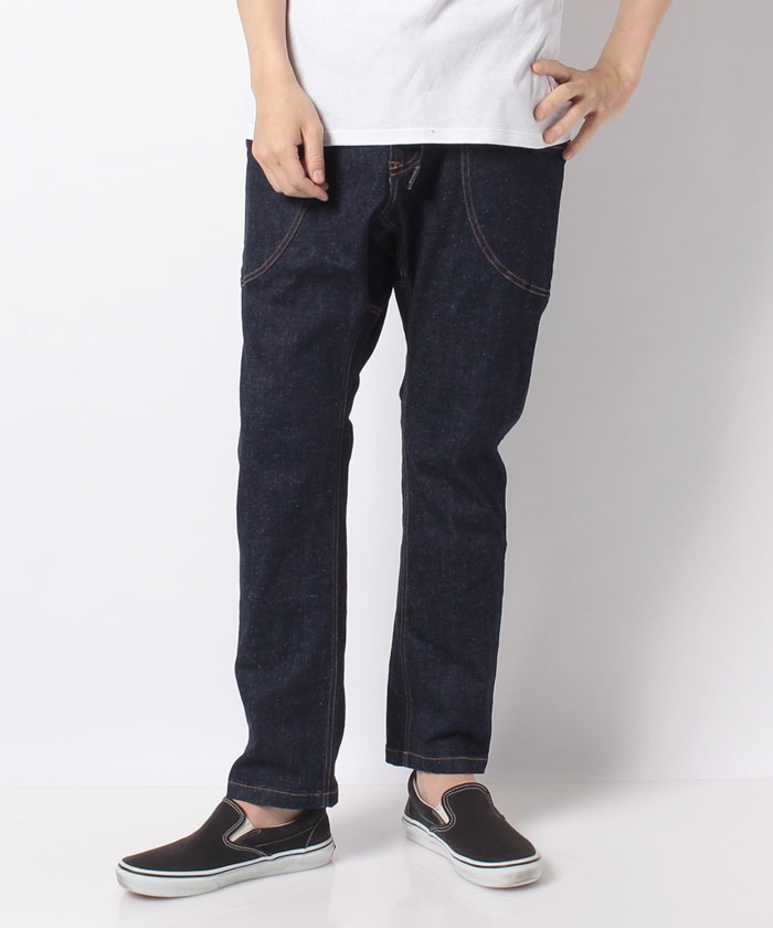 ストレッチネップデニム 脇ポケイージーパンツ