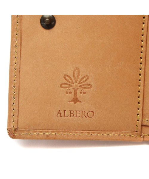 ALBERO(アルベロ)/アルベロ 財布 ALBERO NATURE ナチュレ 二つ折り 二つ折り財布 本革 box型小銭入れ コンパクト 小さめ 小銭入れあり 日本製 5340/img16