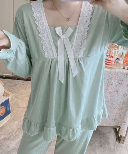 セール パジャマ 2点セット セットアップ 部屋着 レディース 上下セット 可愛い ルームウェア ナイトウェア 春 秋 寝巻き セイヘイショップ Seiheishop Magaseek