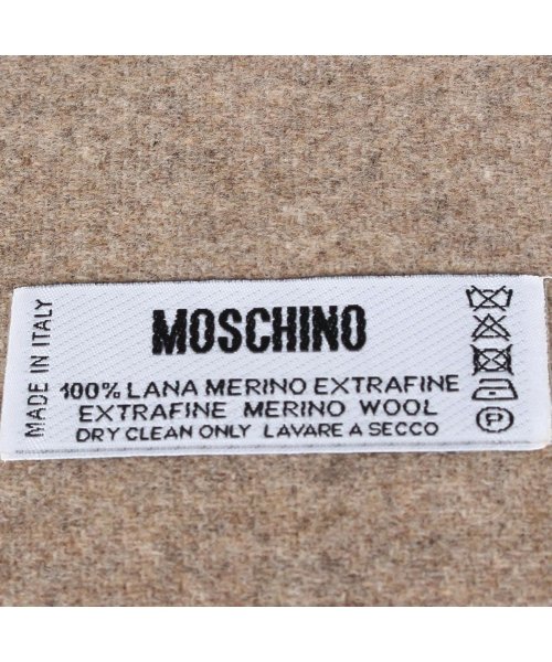 MOSCHINO(モスキーノ)/モスキーノ MOSCHINO マフラー レディース メンズ MUFFLER ブラック ホワイト グレー チャコールグレー ベージュ 50124 M5293/img06