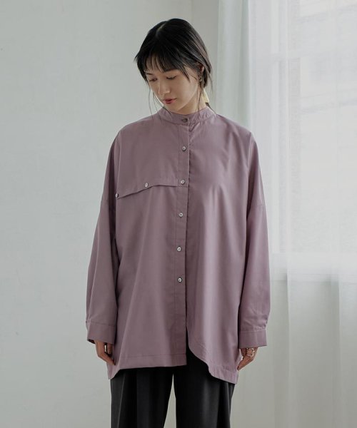 miette(ミエット)/アシンメトリーオーバーサイズシャツ/img01