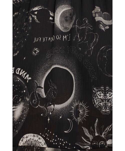 神秘的なプリントのレディースビスコースワンピース デシグアル Desigual Magaseek