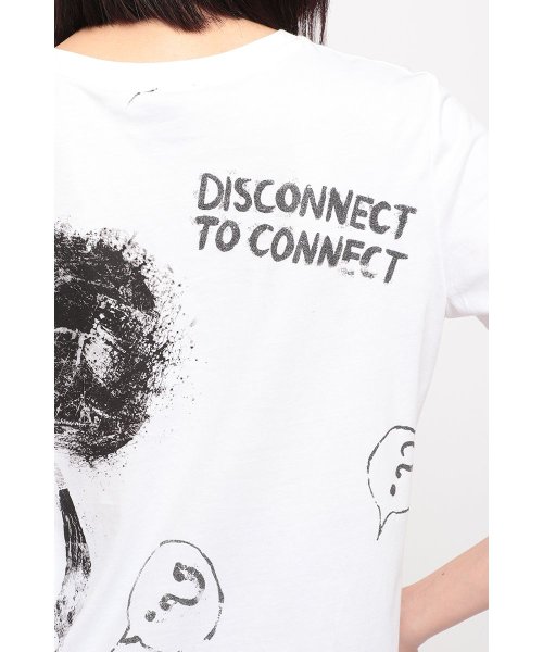 Desigual(デシグアル)/ミッキーマウスプリントのレディース半袖Tシャツ/img10
