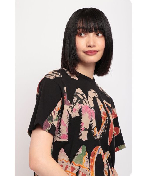 Desigual(デシグアル)/「Amore」プリント入り100％コットン素材のレディースTシャツ/img03