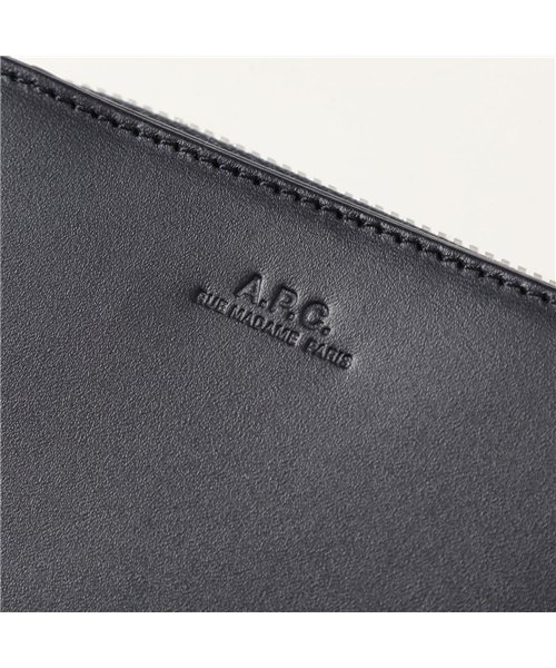 A.P.C.(アーペーセー)/【A.P.C.(アーペーセー)】PXAWV H63087 compact emmanuel レザー 二つ折り財布 ミニ財布 IAK/DARK－NAVY メンズ/img05