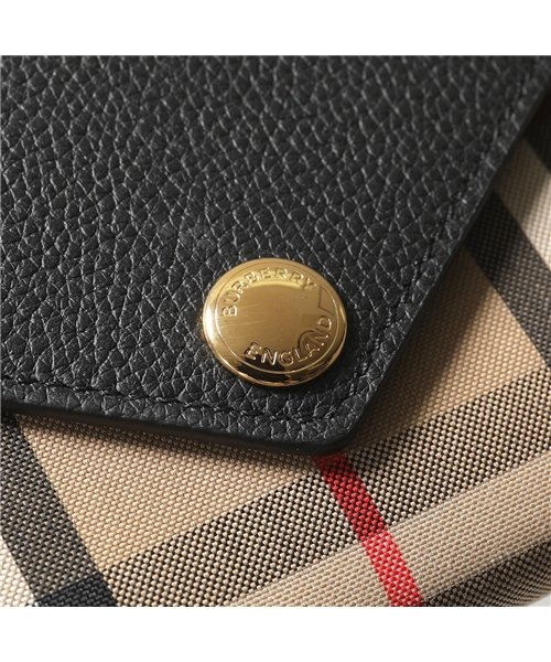 BURBERRY(バーバリー)/【BURBERRY(バーバリー)】8026108 8026111 8026112  バーバリーチェック×レザー 二つ折り長財布 レディース/img05