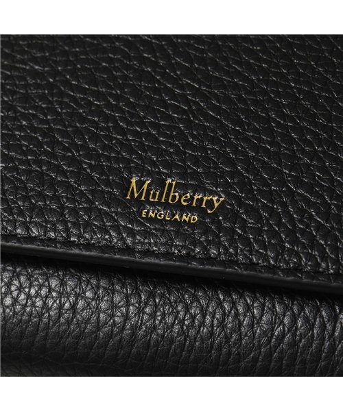 Mulberry(マルベリー)/【Mulberry(マルベリー)】RL4440 205 Continental Wallet レザー 二つ折り長財布 財布 ロゴ A100/Black レディー/img04